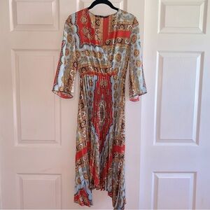 Zara Women’s Pleated Midi Dress